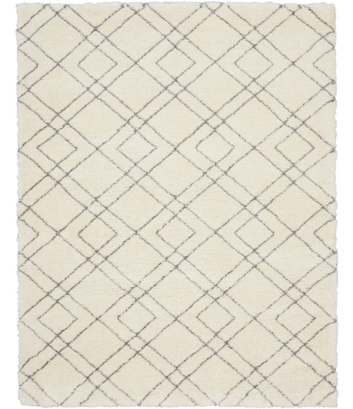 Nourison Home Dreamy Shag Cream / Ivory DRS07 9ft. x 12ft. Rect. Rug