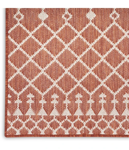 Nourison Positano Terracotta POS02 8ft. Square Rug