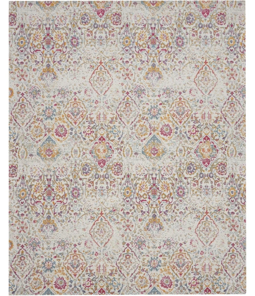 Nourison Home Damask Multicolored DAS06 8ft. x 10ft. Rect. Rug