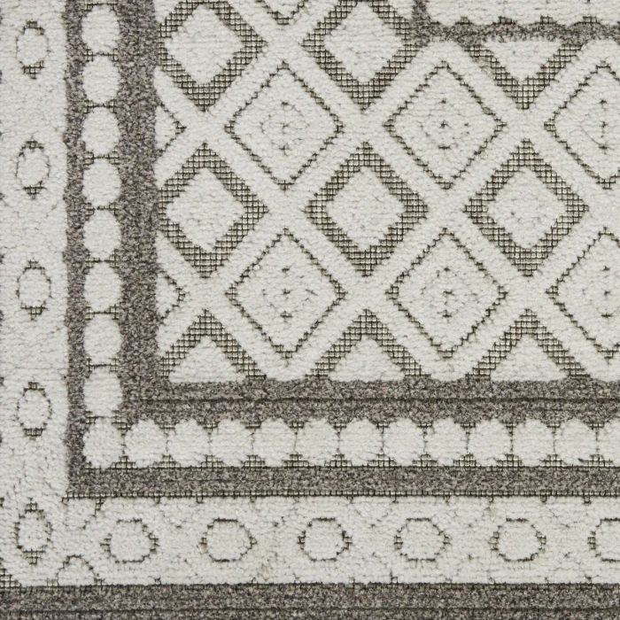 Nourison Key Largo Light Grey KLG02 2ft.2in. x 10ft. Rect. Rug