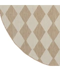 Nourison Positano Jute POS04 5ft. Round Rug