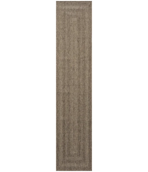 Nourison Tulum Brown TLM04 2 ft. 2 in. X 8 ft. Rect. Rug
