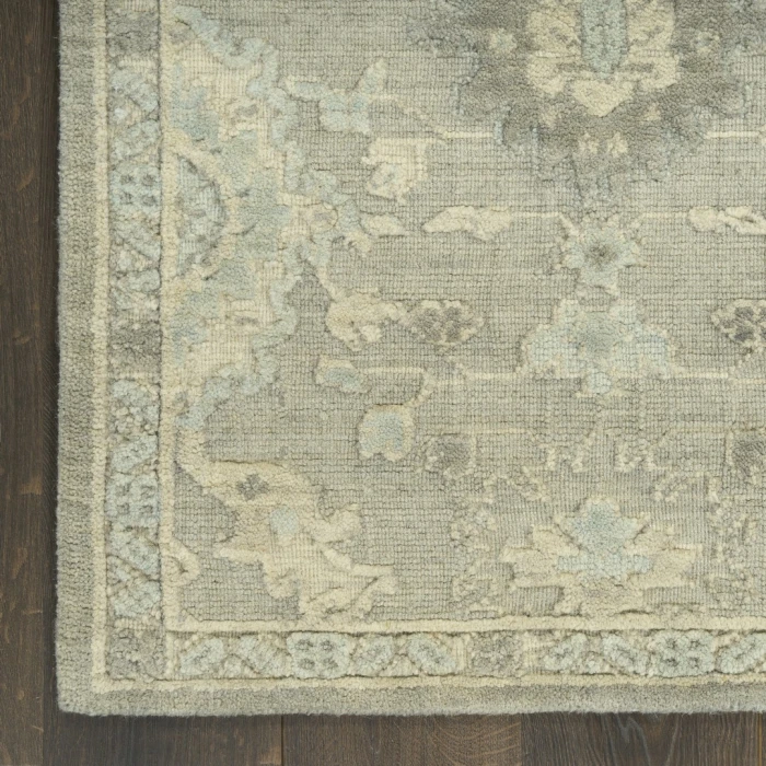 Nourison Ravello Grey Blue RVL01 9ft.9in. x 13ft.9in. Rect. Rug