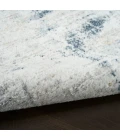 Nourison Dekor Grey Navy DEK07 5 ft. 3 in. X 7 ft. Rect. Rug