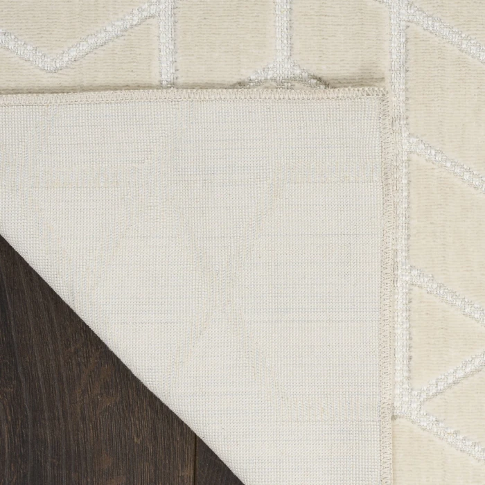 Nourison Home Washable Charm Cream / Ivory WCH01 3ft. x 5ft. Rect. Rug