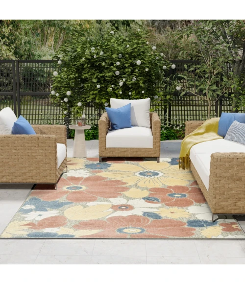 Nourison Aloha Rose ALH42 7 ft. 10 in. X 10 ft. 6 in. Rect. Rug
