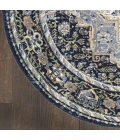 Nourison Nourison Essentials Persian Navy NRE07 6 ft. X Round Rug