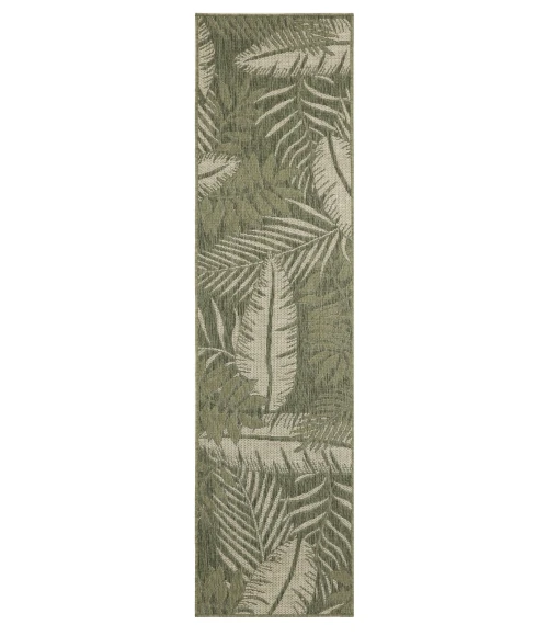 Nourison Garden Oasis Green Ivory GOA02 2 ft. X 8 ft. Rect. Rug