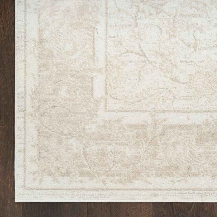 Nourison Dekor Ivory Taupe DEK09 7 ft. 10 in. x 9 ft. 10 in. Rect. Rug