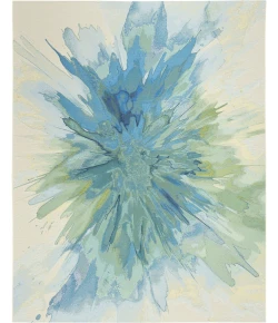 Nourison Home Color Splash Blue CSP04 5ft.3in. x 7ft.3in. Rect. Rug
