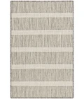 Nourison Positano Grey Ivory POS03 3ft. x 5ft. Rect. Rug