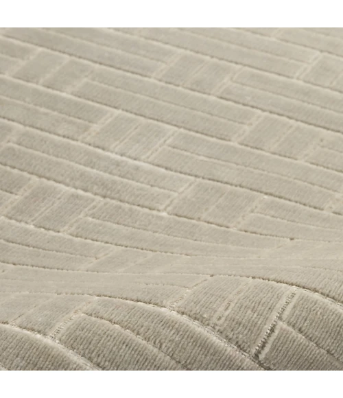 Nourison Home Washable Charm Grey WCH02 5ft. x 7ft. Rect. Rug