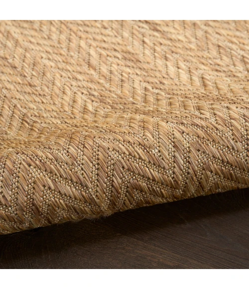 Nourison Horizon Indoor/Outdoor Natural HOZ02 2 ft. 2 in. X 8 ft. Rect. Rug