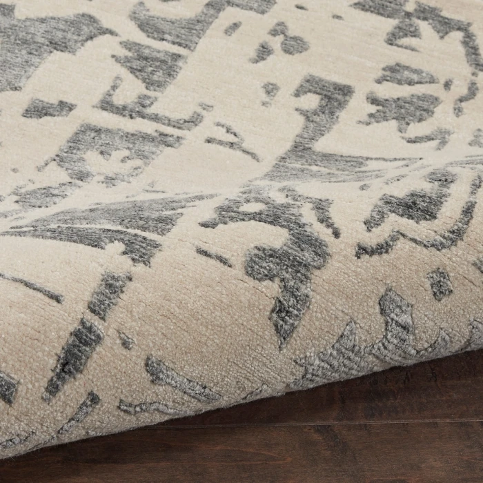Nourison Silk Shadows Ivory Grey SHA19 2 ft. X 3 ft. Rect. Rug