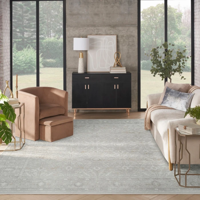 Nourison Dekor Grey DEK03 7 ft. 10 in. X 9 ft. 10 in. Rect. Rug