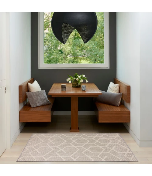 Nourison Horizon Indoor/Outdoor Grey HOZ01 3 ft. X 5 ft. Rect. Rug