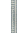 Nourison Positano Aqua POS04 2 ft. 2 in. X 12 ft. Rect. Rug