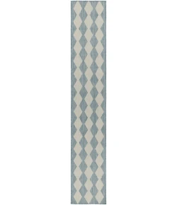 Nourison Home Positano POS04 Aqua 2 ft. 2 in. X 12 ft. Area Rug