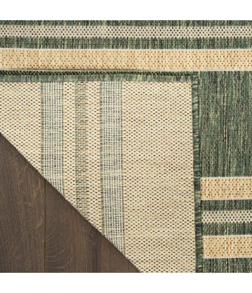 Nourison Home Horizon Indoor/Outdoor Green HOZ05 8ft. x 10ft. Rect. Rug