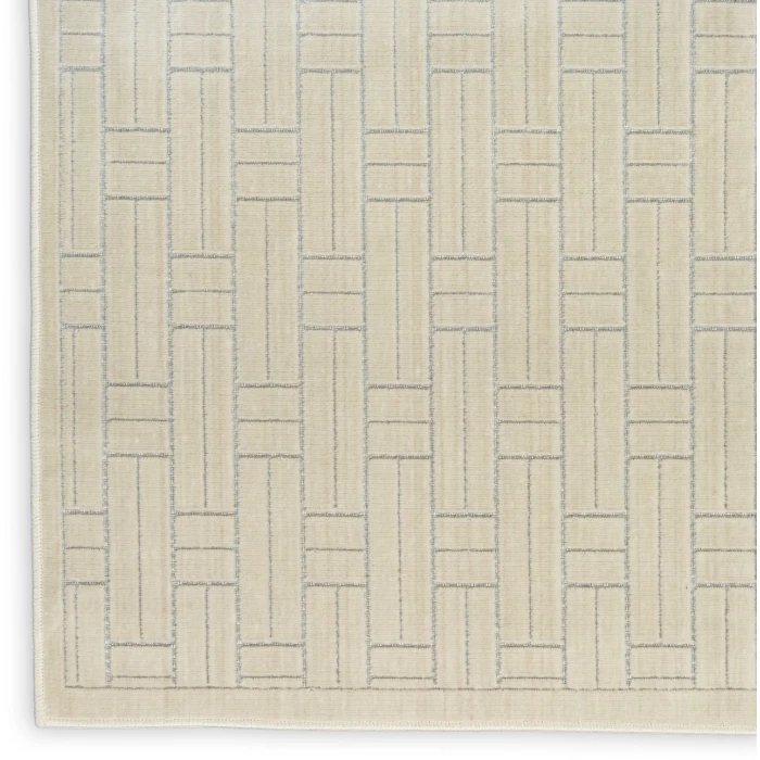Nourison Home Washable Charm Cream / Ivory WCH02 2ft.2in. x 10ft. Rect. Rug