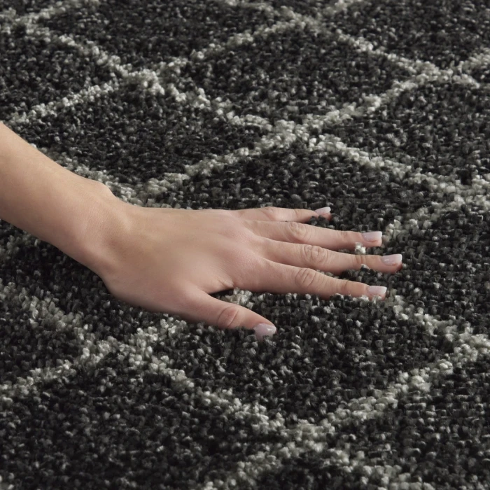 Nourison Home Martil Charcoal MAT01 2ft.2in. x 7ft.3in. Rect. Rug