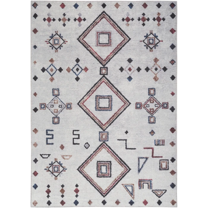 Nourison New Concept Washables Ivory Multicolor SR108 4ft. x 6ft. Rect. Rug