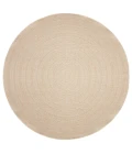 Nourison Tulum Cream TLM04 8 ft. X Round Rug