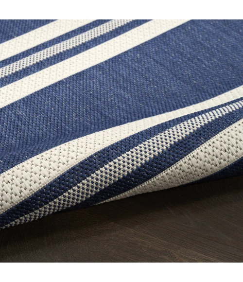 Nourison Home Horizon Indoor/Outdoor Blue HOZ05 2ft. x 6ft. Rect. Rug