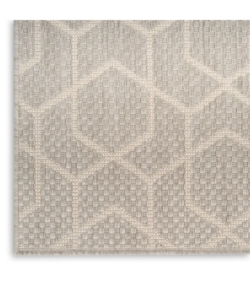 Nourison Horizon Indoor/Outdoor Grey HOZ01 8 ft. X 10 ft. Rect. Rug