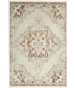 Nourison Carina Brick Silver CNA01 4ft. x 6ft. Rect. Rug
