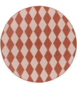 Nourison Home Positano POS04 Terracotta 6 ft. Round Area Rug
