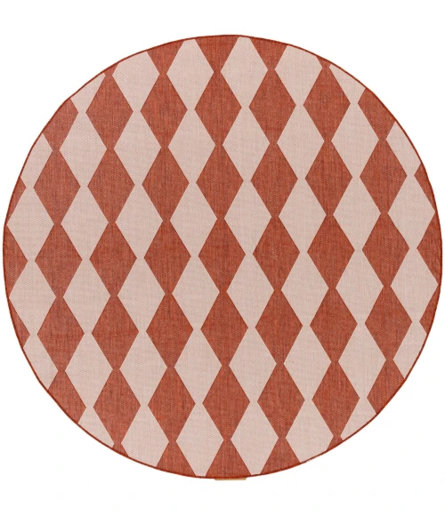 Nourison Positano Terrain POS04 6 ft. X Round Rug