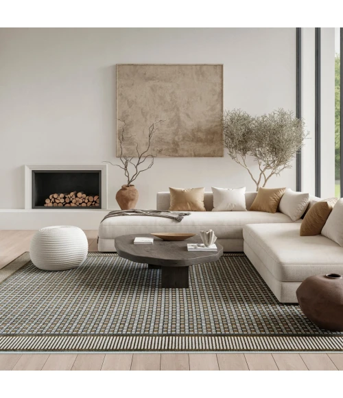 Nourison Nordic Multicolor NRC03 8 ft. X 10 ft. Rect. Rug