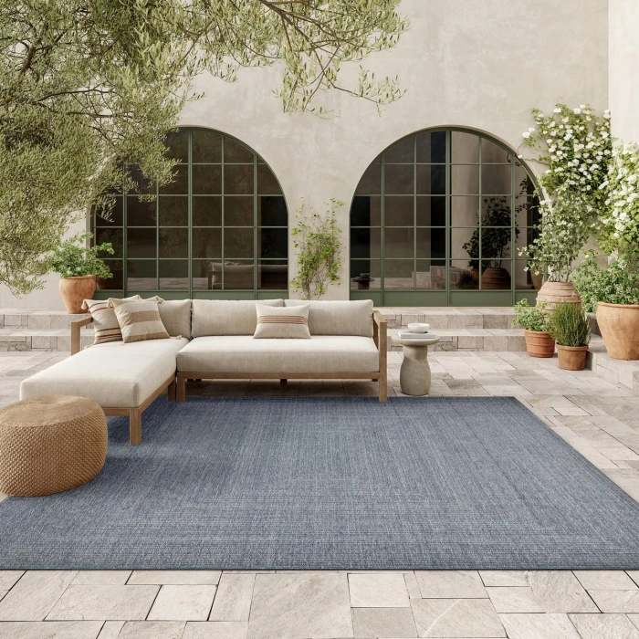 Nourison Home Tulum Blue TLM04 8ft. x 10ft. Rect. Rug