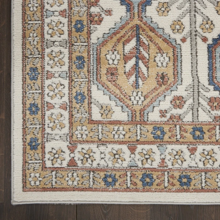 Nourison Quarry Ivory Multicolor QUA15 2ft.2in. x 3ft.9in. Rect. Rug