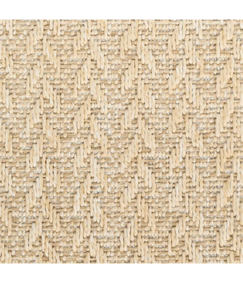 Nourison Tulum Cream TLM02 8 ft. X Round Rug