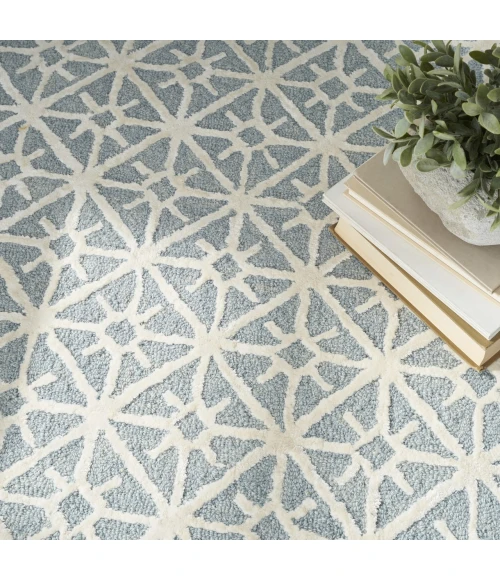 Nicole Curtis Series 2 Blue SR201 3ft.9in. x 5ft.9in. Rect. Rug
