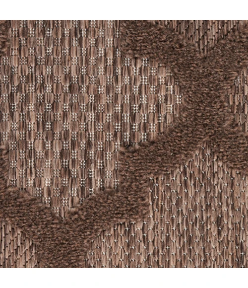 Nourison Easy Care Brown NES01 2 ft. 2 in. X 14 Rect. Rug