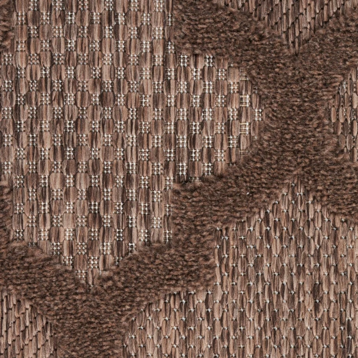 Nourison Easy Care Brown NES01 2 ft. 2 in. X 14 Rect. Rug