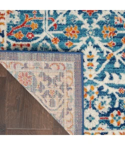 Nourison Passion Blue Multicolor PSN28 2ft. 2in. x 7ft. 6in. Rect. Rug