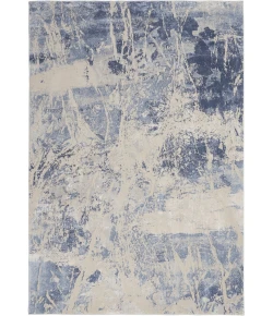 Nourison Home Silky Textures Blue SLY02 5ft.3in. x 7ft.3in. Rect. Rug