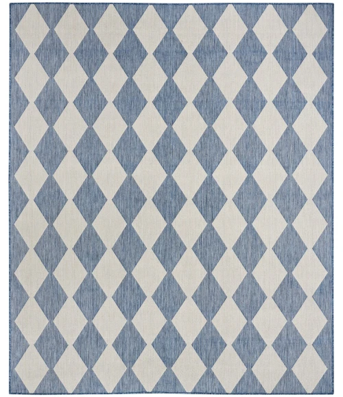 Nourison Positano Navy Blue POS04 10 ft. X 14 ft. Rect. Rug