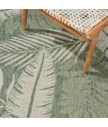 Nourison Garden Oasis Green Ivory GOA02 10 ft. X 14 ft. Rect. Rug
