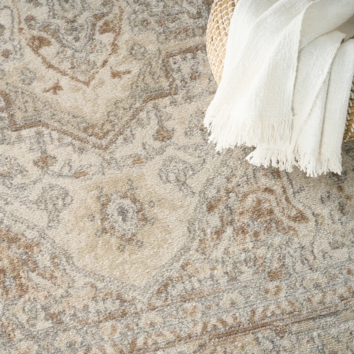 Nourison Quarry Beige QUA18 8 ft. X 10 ft. Rect. Rug