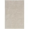 Nourison Home Washable Charm WCH02 Silver Ivory 6 ft. X 9 ft. Area Rug