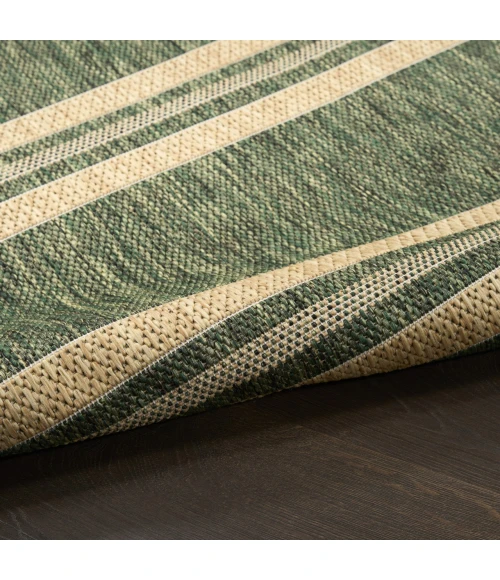 Nourison Home Horizon Indoor/Outdoor Green HOZ05 2ft.2in. x 8ft. Rect. Rug