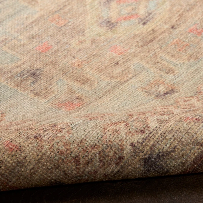Nourison Vintage Washables Sage Multicolor VWS16 2 ft. 2 in. X 8 ft. Rect. Rug
