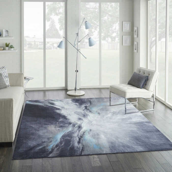 Nourison Home Le Reve Grey LER06 9ft. x 12ft. Rect. Rug
