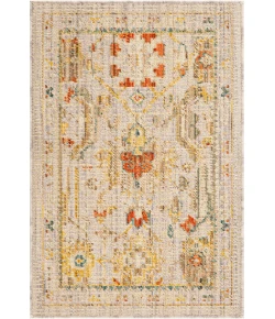Nourison Antique Bloom Taupe Multicolor ANB02 2ft. x 3ft. Rect. Rug