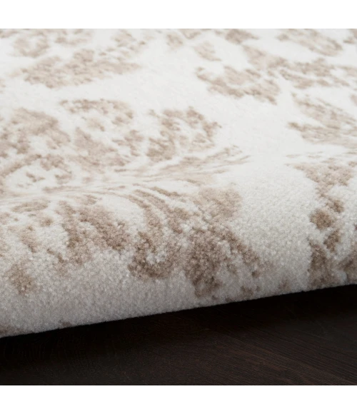 Nourison Jubilant Ivory Beige JUB09 8 ft. X Round Rug